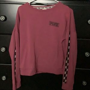 PINK crew neck sweatshirt
